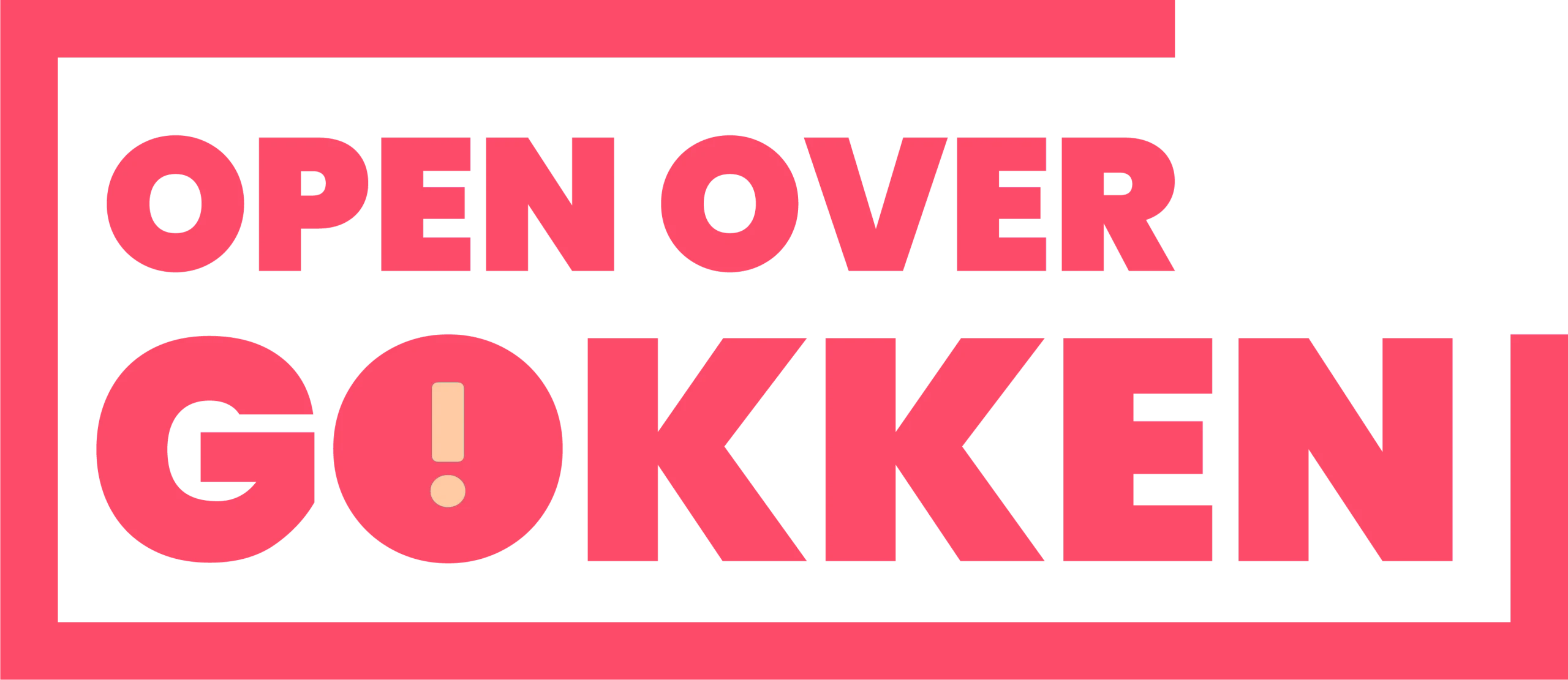 openovergokken